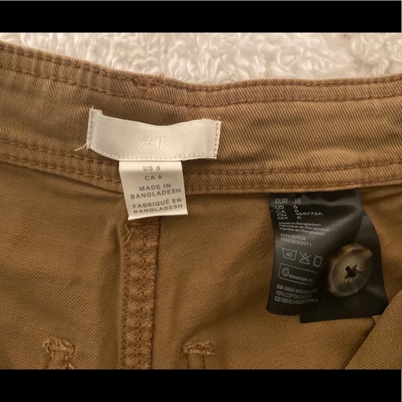 Camel H&M Cropped pants - Picture 3 of 3